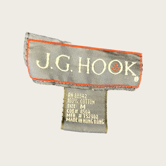 Blue Corduroy  Button Down Shirt//M//Vintage/Retro//J. G. Hook//Oversized - Picture 7 of 8